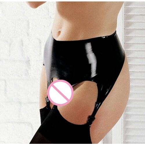 Latex Rubber Garter Suspender Belt with Clips Belt for Stockings