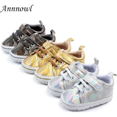 Fashion Brand Baby Girl Shoes Anti-slip Soft Sole Toddler First Walkers Newborn Infant for 1 Year Old Boys Crib Shoes Footwear