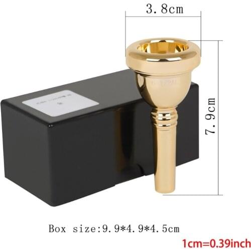 Bach Trombone Mouthpiece Suitable for DIY Instrument Maintenance for Professional Trombone Learners Sturdy Rustproof