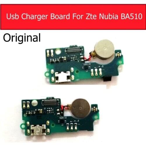 USB Charge Port Board For ZTE blade A510 Nubia BA510 Usb charging Dock Connector with Vibrator Motor Module Flex Cable Repair
