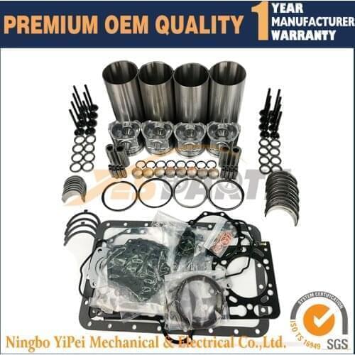 4TNE98 overhaul rebuild kit for Yanmar engine Takeuchi TB175 F14 A14C excavator
