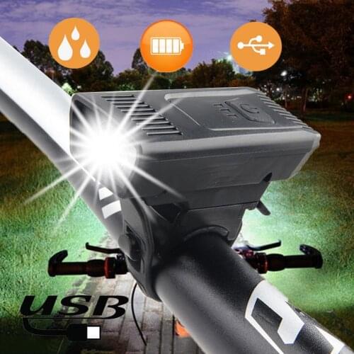 Bike Bicycle Light USB LED Rechargeable Set Mountain Cycle Front Back Headlight Lamp Flashlight Bike Front Light Bike Supplies