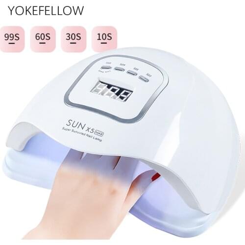 Smart IR SENSOR Nails Dryer Manicure Nail Lamp 4 MODE With Motion Sensor LCD Display Curing UV Gel Nail Polish Ice lamp