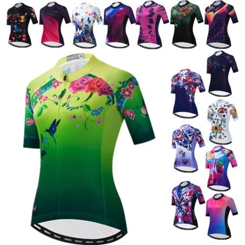 Weimostar Cycling Jersey Women Professional Short Sleeve Bike Jersey shirt High Quality Cycling Clothing mtb Bicycle Jersey Ropa