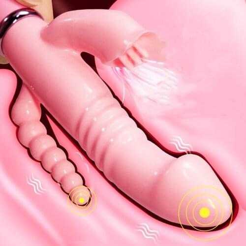 Tongue licking vibrator female masturbation equipment av vibrator clitoris anus g-spot vibrator female sex toys