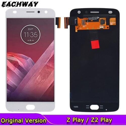 Original For Motorola Moto Z Play LCD Display With Touch Screen Digitizer Panel Assembly Replacement Z2 For 5.5" Moto XT1635 LCD