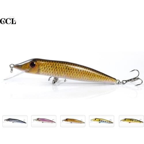 4.9inch 13g Hard Floating Jerkbait Minnow Lures Wobblers 3D Real Eyes Sharp Hooks Fishing Tackle In Fresh Water And Salt Water