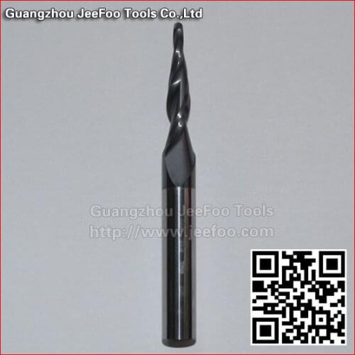 8*30*R1.5*75L Soild Carbide Two flute spiral ball nosed mill,Taper Nose Bits/ CNC Router End Mill