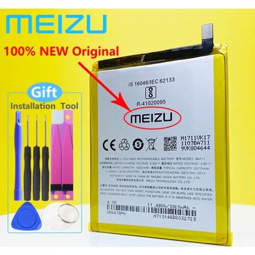 NEW Original MEIZU BA711 Battery For MEIZU M6 M711M/M711C/M711Q/M711H Mobile Phone + Gift Tools