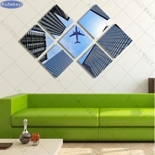 Diamond embroidery Airplane Flying,5d diamond painting,full diamond mosaic picture of rhinestones cross-stitch christmas gift