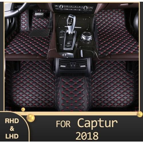 MIDOON Car floor mats for Renault Captur 2018 Custom auto foot Pads automobile carpet cover