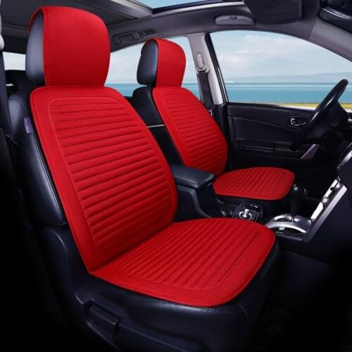 Car Seat Cushions Universal Cotton Linen Non Slide Seats Cover Waterproof for Most Cars TD326