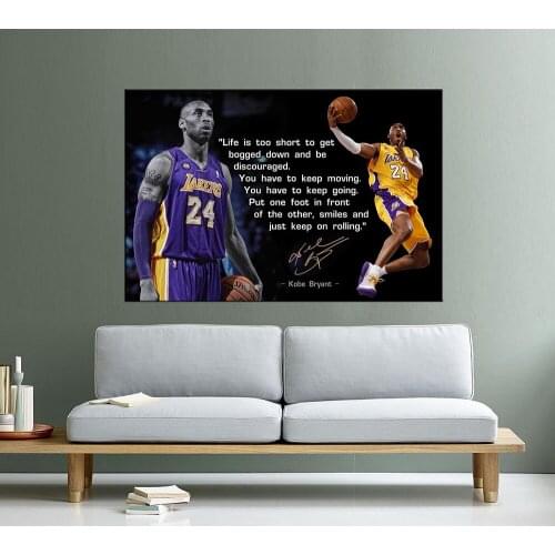 Basketball Quote Inspirational Canvas Wall Art Black sport Mentality Canvas Painting for Room Wall Decor Motivational Poster