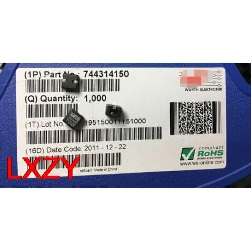 Free Shipping 10PCS/lot 744314150 WE-HCI 7050-1.5UH 13A 7*7*5MM WE SMD Flat Copper Coil Inductor