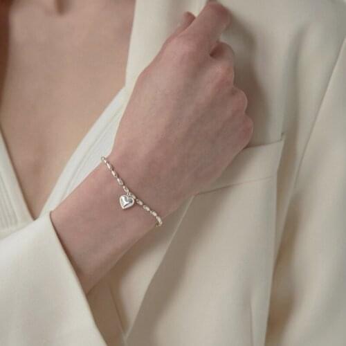 Peach Heart Adjustable Bracelet For Women Original New Trendy High Quality Female Round Pendant Fashion Wedding Jewelry BOYULIGE