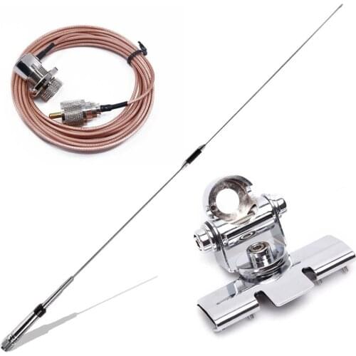 NAGOYA NL-770R Dual Band VHF/UHF 144/430MHz 3.0/5.5 dBi High Gain Amateur Car Radio Mobile/Station Antenna SL16-J/M Male PL-259