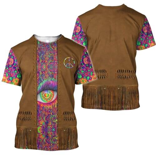 3D Printed T-shirt For Men Summer Fashion Interesting Tribal Culture Harajuku Short Sleeve Casual Unisex O-Neck Tops