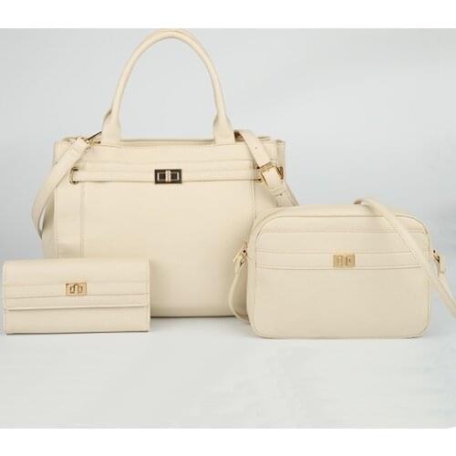 3PC Handbags Women Set Bag Ladies Messenger Bags Fashion Wallet Shoulder Bag Card Holder Purse Crossbody Tote Bag CT30229-2