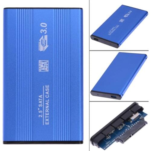 VKTECH SATA Hard Drive HD Enclosure USB 3.0 SATA 2.5" inch External HD HDD Enclosure Hard Disk Drive Aluminum Case Box for PC