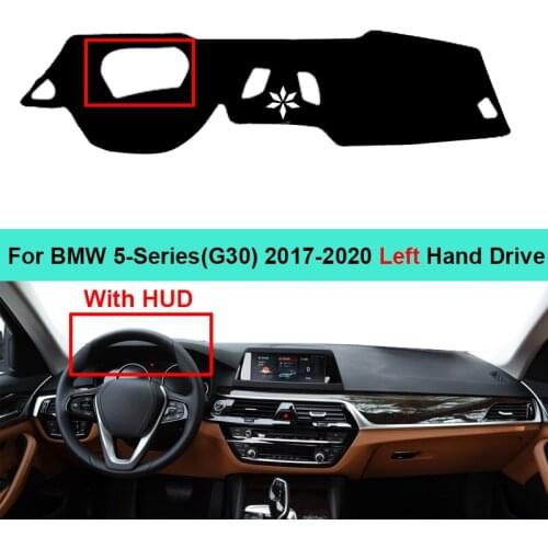 Car Inner Dashboard Cover Dash Mat Carpet For BMW 5-Series(G30) 2017 2018 2019 2020 Sun Shade Dashmat Cushion Sunshade Pad