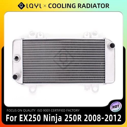 Motorcycle Radiator Cooler Cooling For Kawasaki EX250 ninja 250R 2008-2012 08 09 10 11 12
