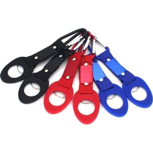 Hot sell Water Bottle Buckle For Camping Hiking Survival Traveling Carabiner Convenient High Elasticity Holder Clip