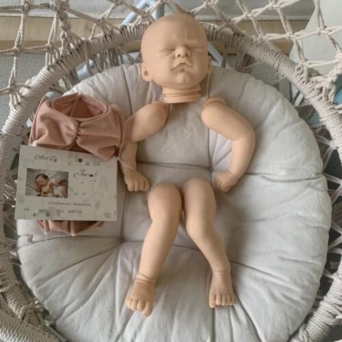 NPK 19Inch Reborn Doll Kit Jonah fresh color soft realistc DIY Kit with COA