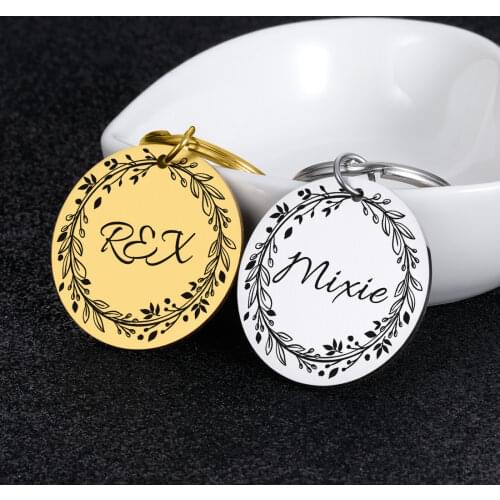 Personalized Tags Anti-lost Dog ID Tags Gifts for Dog Lovers Pet Collar Tags for Dog Owner Engraved Pet Tag New Puppy Tag Gifts
