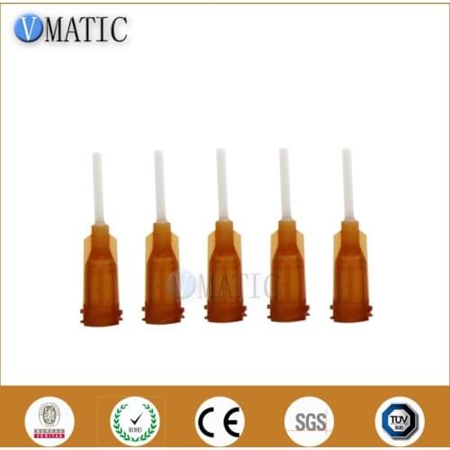 Free Shipping 100Pc 15G 0.5" Polypropylene Dispensing Tips In Excellent Chemical Resistance 1/2 Inch Plastic Needle