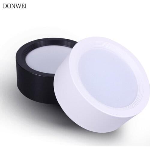 DONWEI Round Surface Mounted LED Ceiling Light AC85-265V 7W 12W 18W 24W Ceiling Lamp For Bedroom Living room Study office