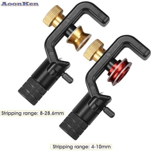 ACS Armored Wire Stripper 8-28mm 4-10mm FTTH Fiber Optic Stripper Slitter Wire Stripper Cable Cutter Tool