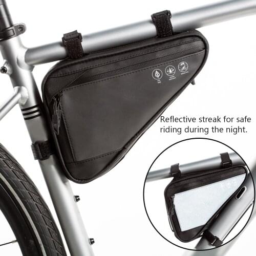 Waterproof Bicycle Frame Bag Big Capacity Triangle Bag Bicycle Frame Tube Bag Cycling Tool Pouch Bag Bike Accessory
