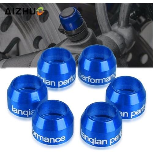 YZF-R1 Motorcycle Billet Bleed Valve Cover Kit Accessories CNC Universal 6PCS FOR YAMAHA YZF R1 YZFR1 2007-2016 2015 2014 2013