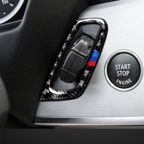 Key Hole Protection Circle Ignition Switch Stop Refit Frame Cover Trim for BMW E70 E71 X6 X5 Car Accessories Car Stickers LHD