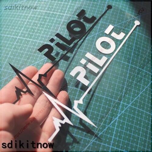 1pc New Heart Car Decal Sticker Styling Windows Door Decoration For Honda Pilot 2012 2013 2018 2019 2016 accessories