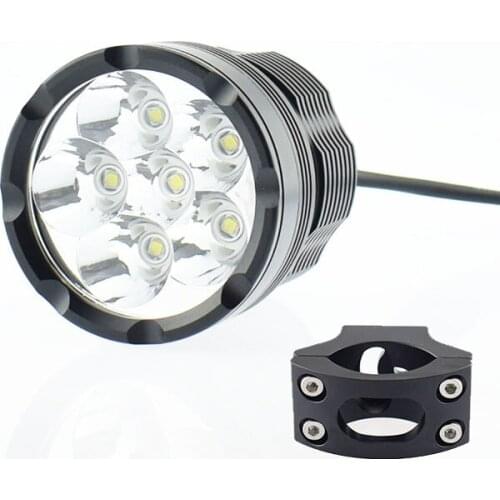 1Pcs Motorcycle Headlight 12V 60W 7800LM LED Chip Moto Driving 6000K Waterproof Fog Lamp Spot Headlamp Offroad Bicycle Spotlight