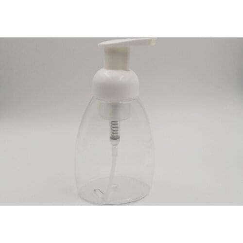 8pcs 10oz 300ml Refillable Clear Liquid Soap Pump Bottles Plastic Container for Castile Homemade Liquid Soap Dish Soap