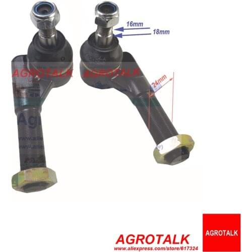 Set of steering joint (left and right side) for Jinma JM404 / JM454 tractor, part number