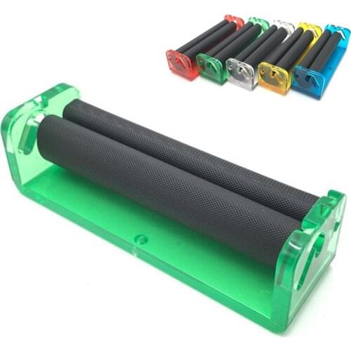1Pcs Manual Tobacco Roller 110mm Cigarette Rolling Machine For Smoking Rolling Papers Cigarette Maker Smoke Grinder Pipe Tools