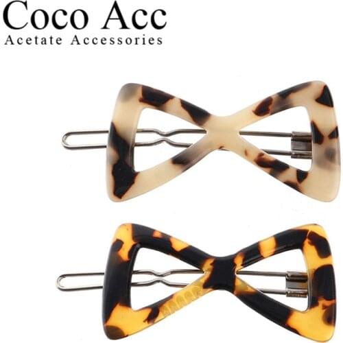 Fashion ethyl acetate Korea bow ribbon hair alligator side snap clips hairgrips hairpin accessories for women girls