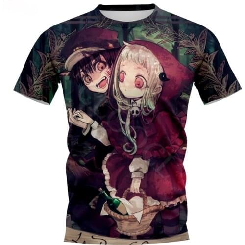 CLOOCL Fashion Men T-shirt Shadows House Anime Girl 3D Print Short Sleeve Tee Shirts Hip Hop Streetwear Casual Unisex Tops