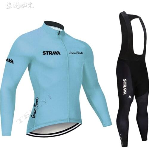 Newest Cycling Clothing Set Cycling Jersey Long Sleeve Mens 2020 Spring/autumn Breathable Cycling Team Jerseys