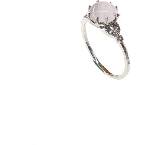 New Trendy Crystal Engagement Crystal Wedding Ring for Bridal Christmas Gift for Women Jewelry Engagement Ring