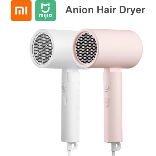 Original XIAOMI MIJIA Portable Anion Hair Dryer Professional Hair Care Quick Dry 1600W Travel Foldable HairdryeR
