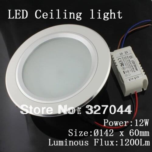 Shipping LED SMD 5630 Led Ceiling Light Fixture12W LED Down Light 1200lm AC House Ceiling Lamp 10pcs/lot