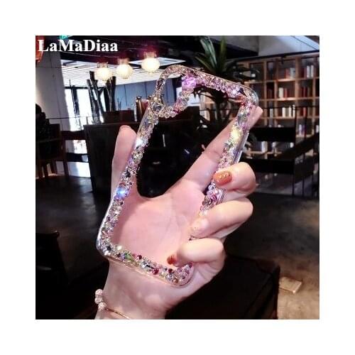 Luxury The New Capa Bling Diamond Rhinestone Crystal Clear Phone Case For Samsung S20 S8 S9 S10 Plus Note10 Note8 Note9 Coque