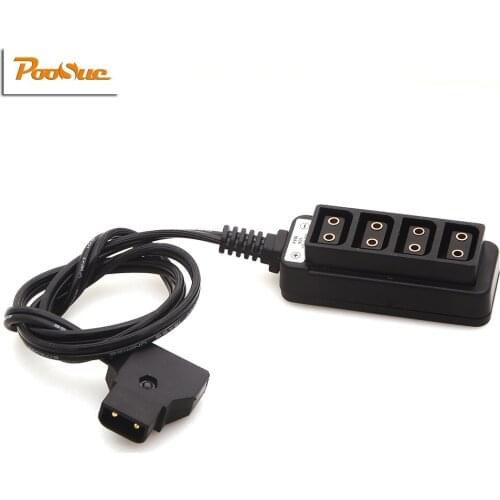 60cm length D-tap B-type socket 4 interfaces 1 4 Points Type B Ports D Tap Power cable Outlet Header Camera Battery Dispenser