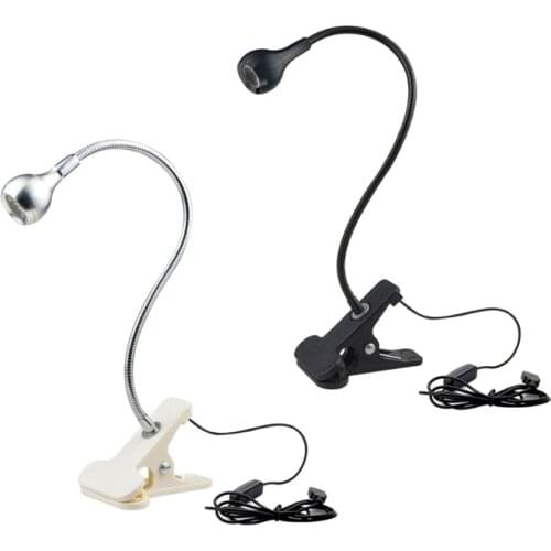 Led With Clip Holder Portable USB Power Flexible Bookish Desk Lamp Bedside Lampada Household Lighting Reading Lamp For Book Luz