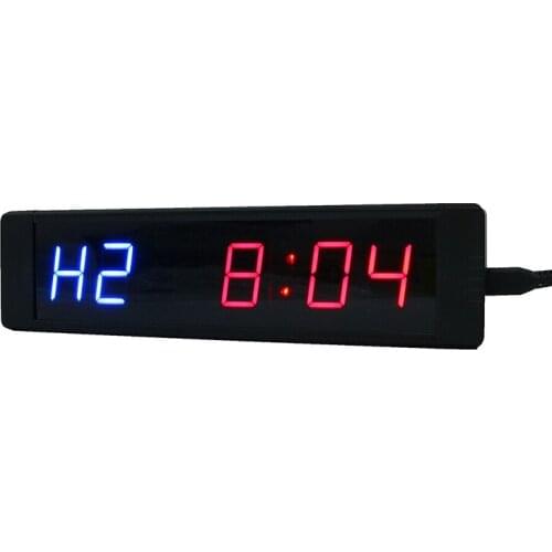 Gym Sport Timer Stopwatch with Remote Controller Fitness Countdown Clock Wall Clock Training Time Reminder DC 5V