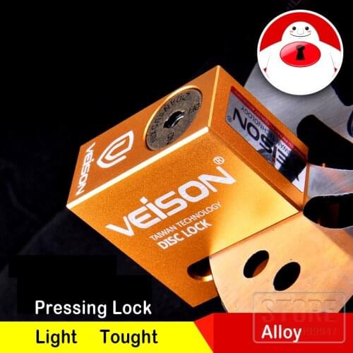 VEISON Motobike Disc Lock Brake Security security Motorcycle Anti-theft Waterproof Bicycle MTB Stainless Scooter Lock Antivol